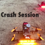 drone racing crash