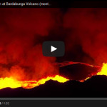 Volcano Eruption Drone Video