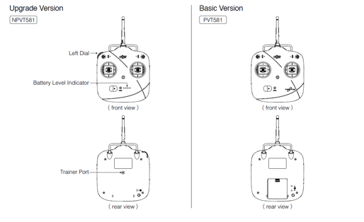 dji remote comparison