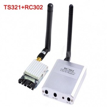 Boscam 2.4G 8CH 500mW Wireless AV FPV Transmitter Receiver TS321+RC302