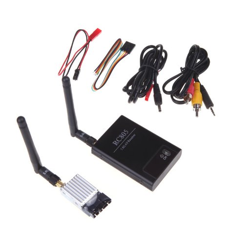 Transmisor Boscam TS351+RC805 5.8G FPV 200mW AV TX 2KM para el receptor 5.8GHz Rx