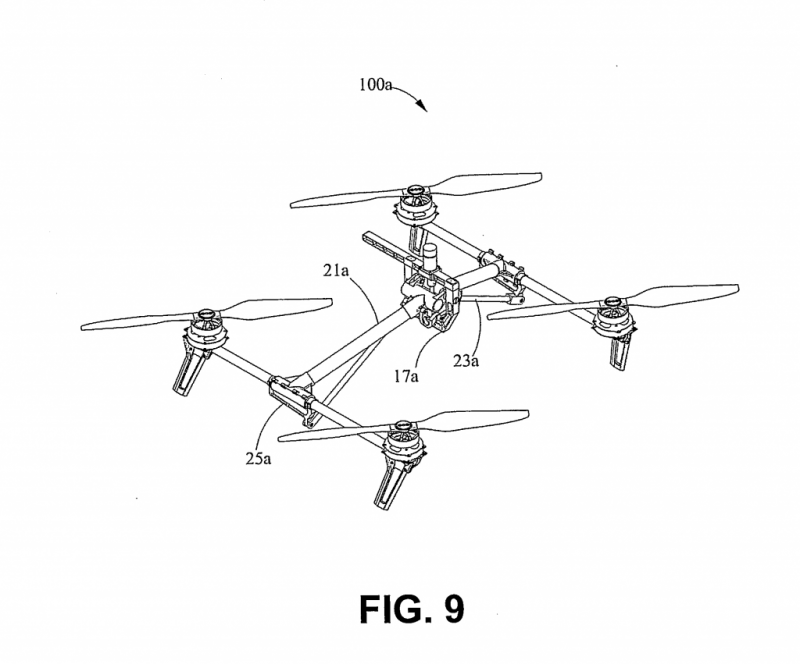 DJI Inspire transforming frame