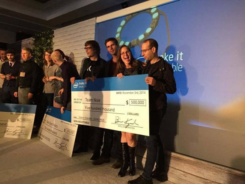 Nixie team at Intel Prizes Awarded