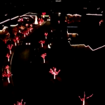 christmas light show drone