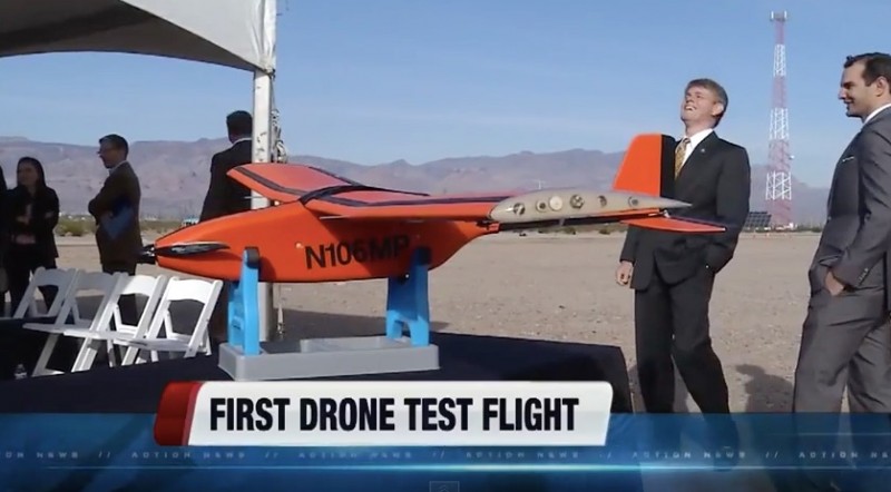 First Drone Crashed in Nevada Test Program's Demo