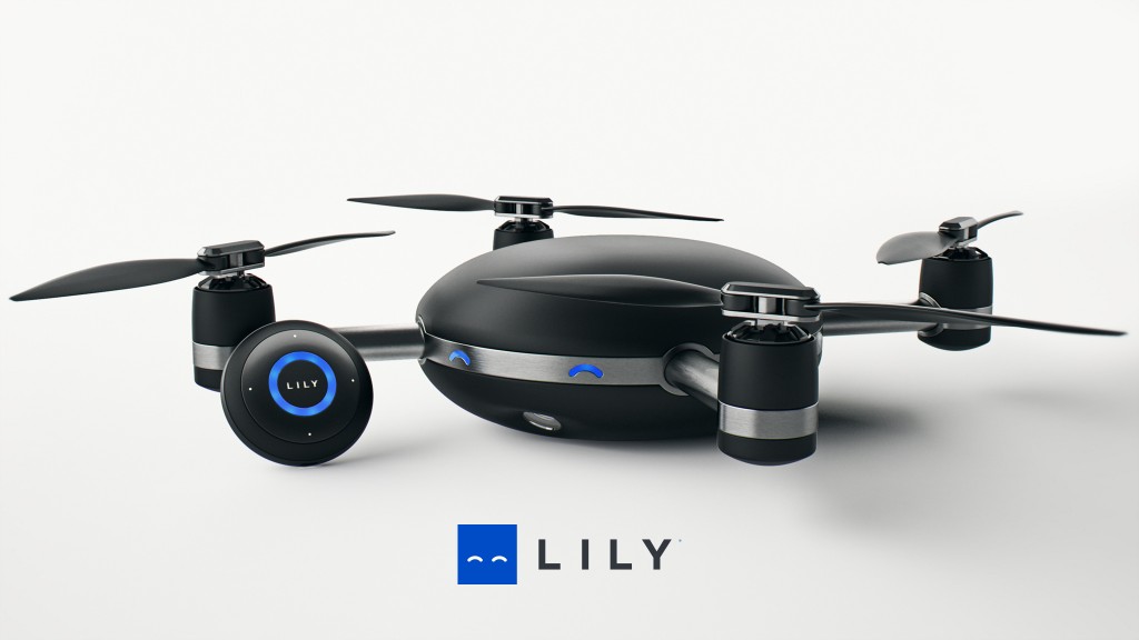 lily drone with tracking device