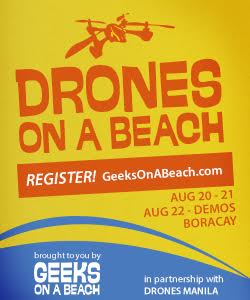drones on a beach call to action