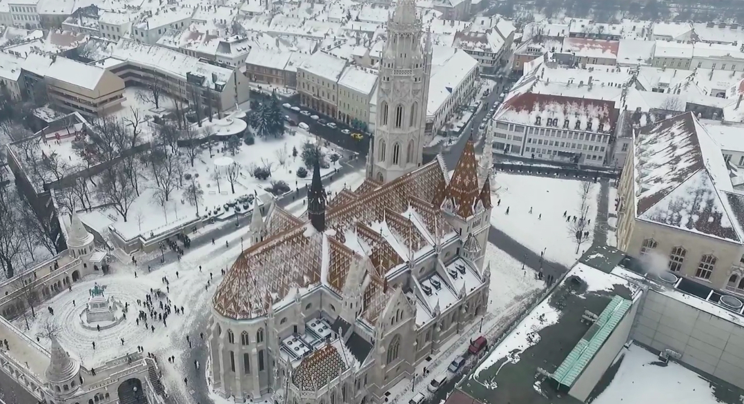 budapest snow
