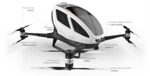 Kostumer væbner Forbedring EHang 184 Price & Specs - Manned Drone