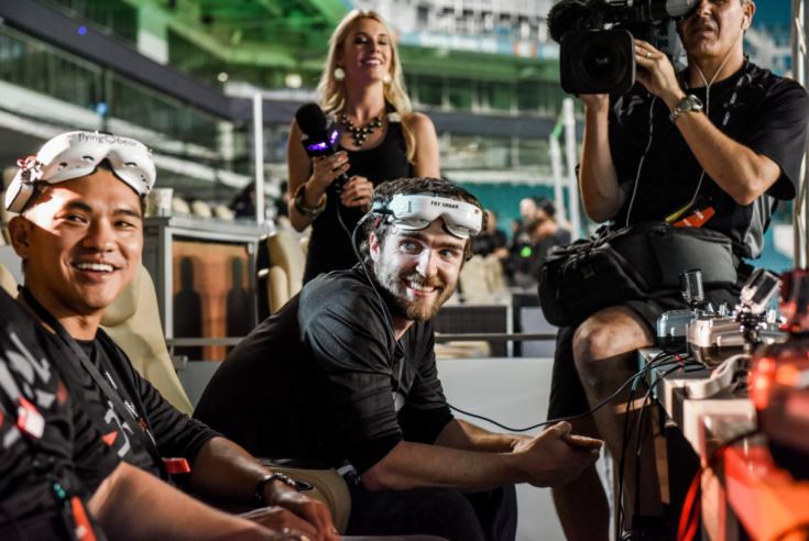 FPV Drone Racing combines virtual reality with racing. 