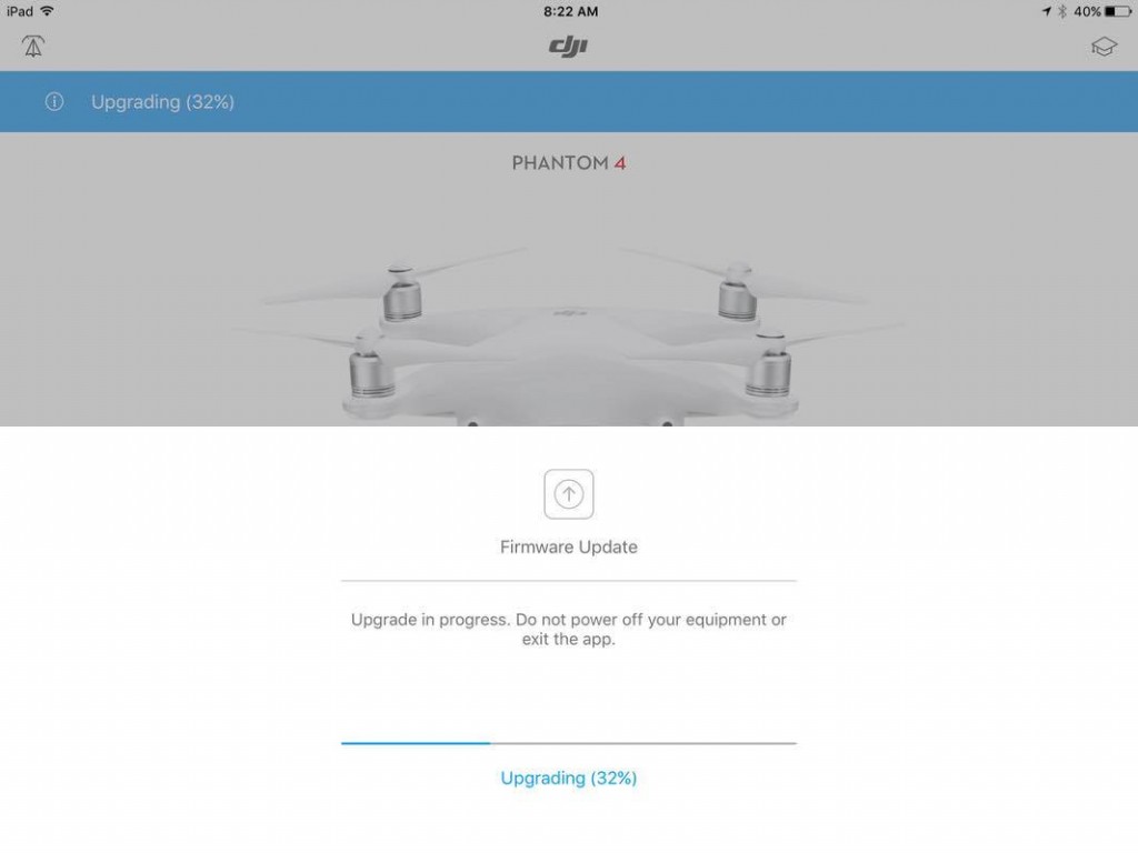dji phantom 4 upgrading