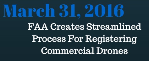 faa streamlines commercial drone registration