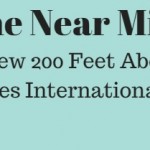 los angeles airport plane almost hits drone
