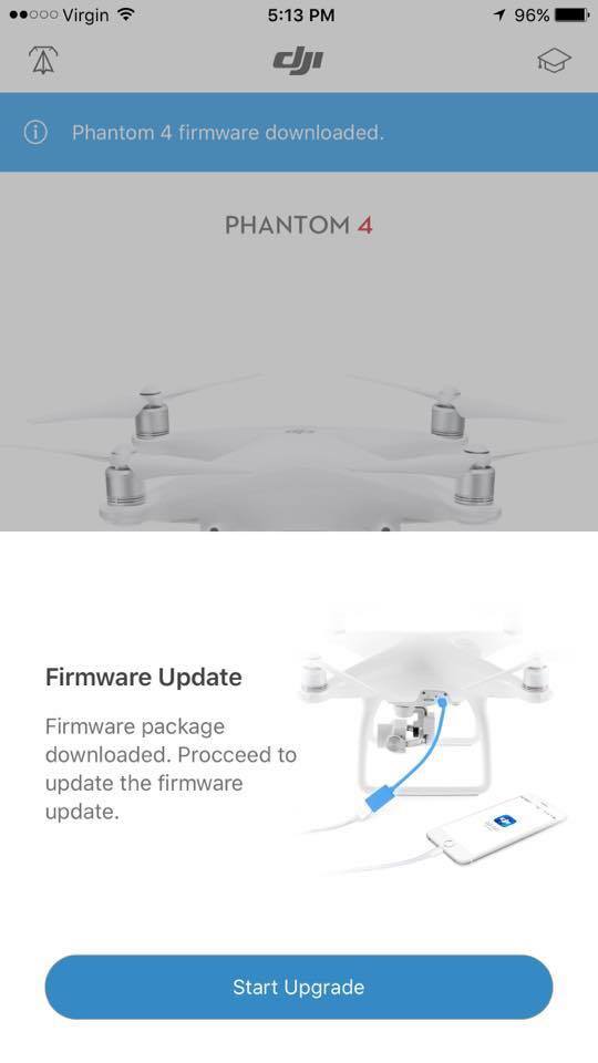 10. phantom 4 firmware downloaded