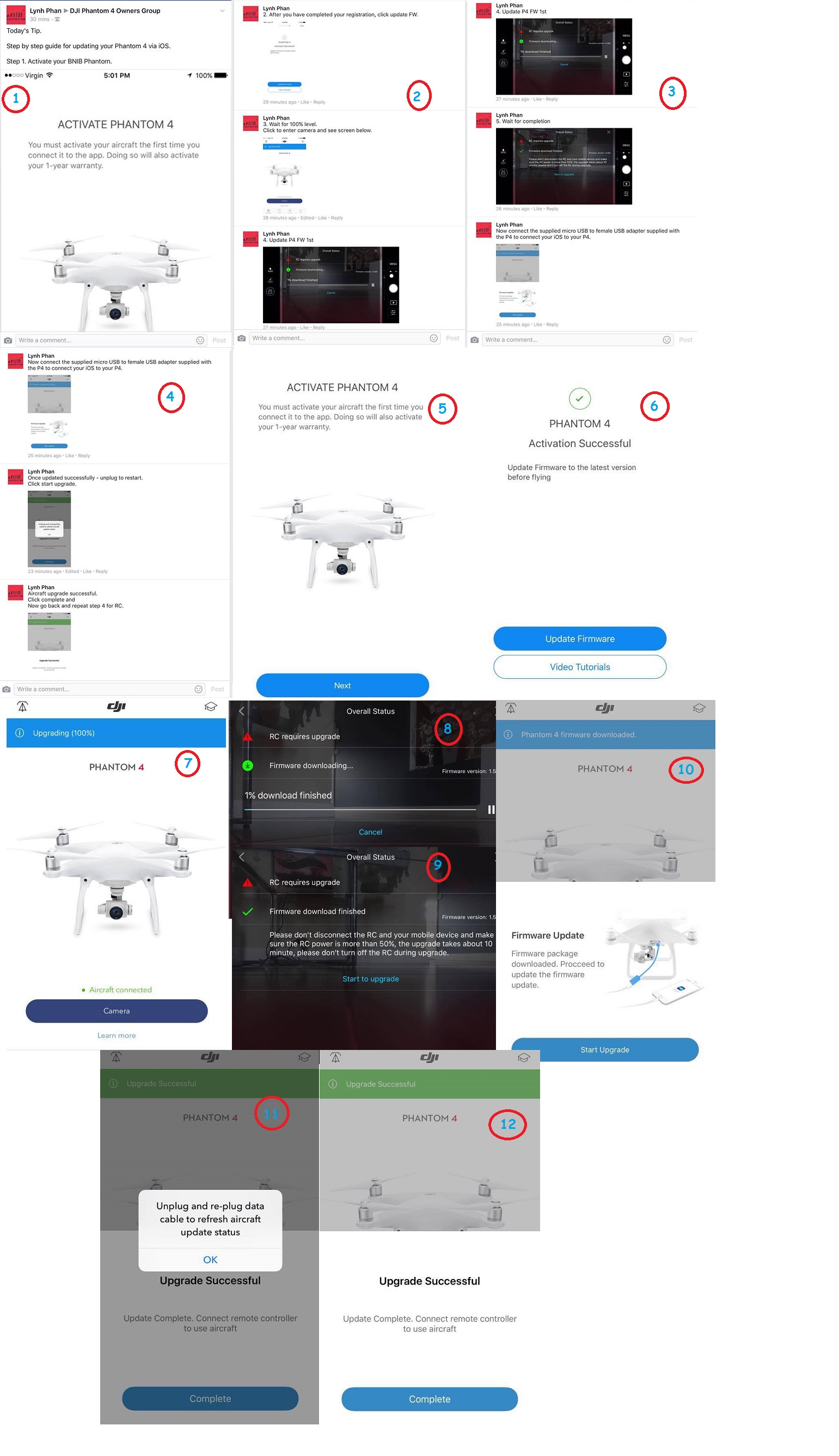 DJI Firmware for Phantom 4 drone via IOs