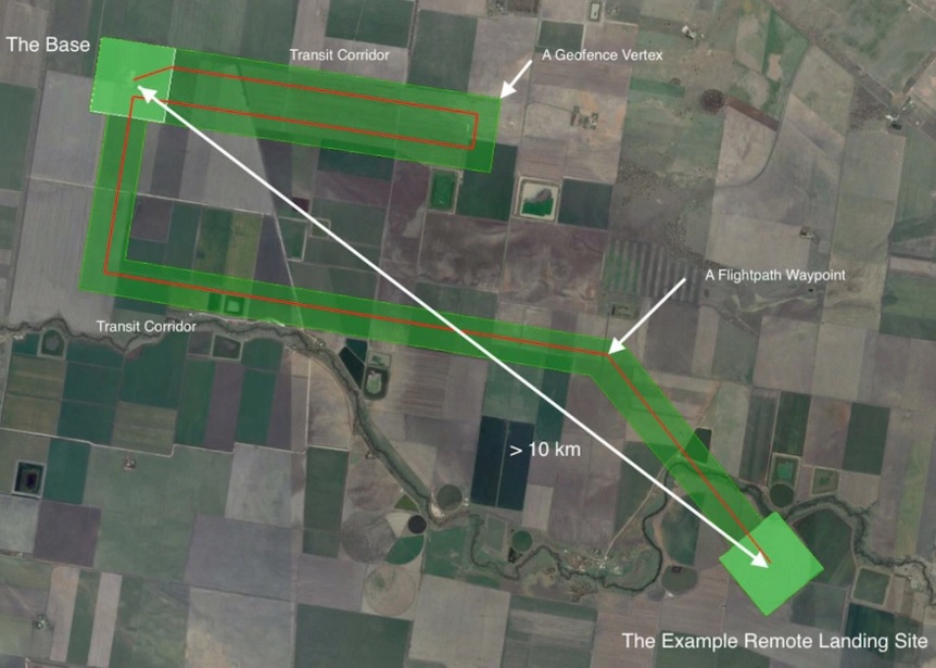 medical express uav challenge map