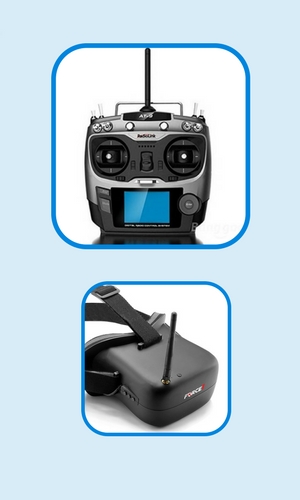 Force1 DYS XDR220 FPV Carbon Fiber Racing Drone Kit under 500