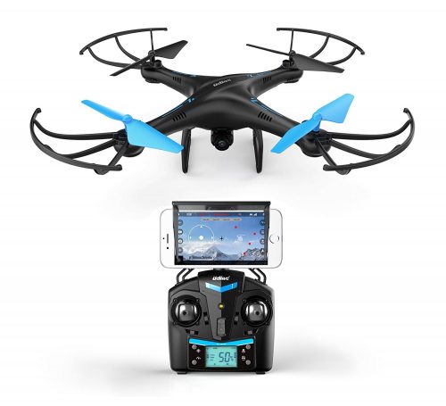Force1 UDI U818A WiFi FPV Drone in Blue under 500