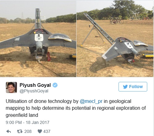 piyush-goyal-using-drones-in-mining