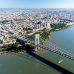 Aerial View of George Washington Bridge, New York/New Jersey