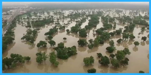 drone footage houston hurricane harvey