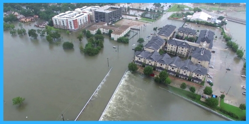 houston hurricane harvey drone footage