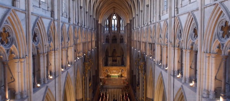 westminster abbey drone footage 1