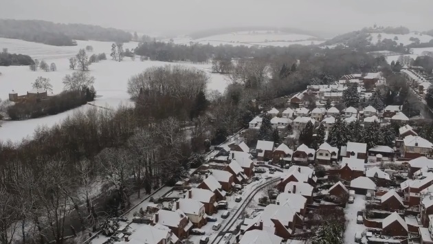 west wycombe drone footage