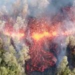 kilauea volcano eruption drone footage