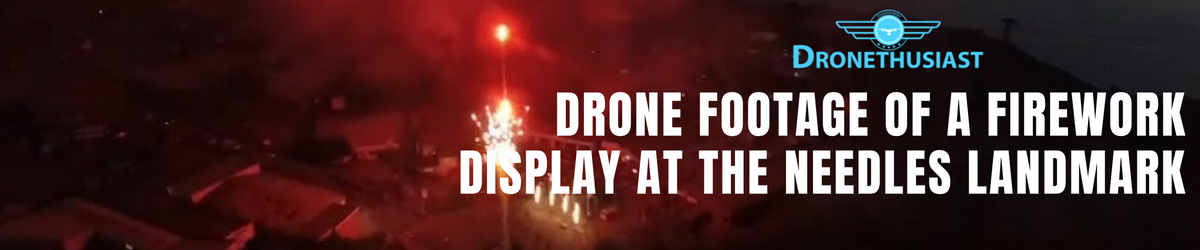 gorgeous drone footage the needles landmark uk