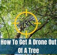 how to get a drone out of a tree fi