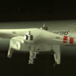 drone hits plane fi