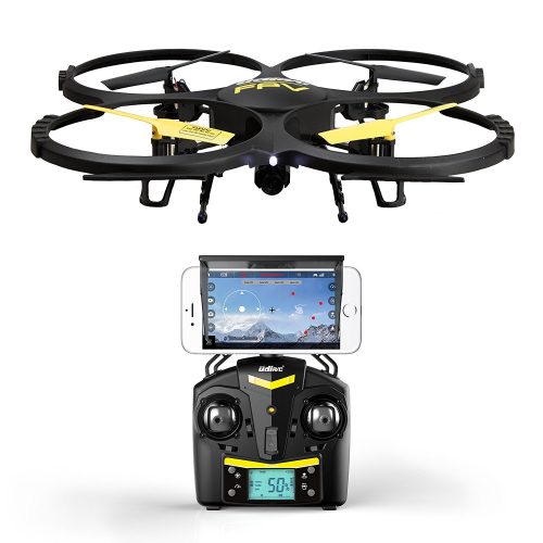 Force1 UDI U818A WiFi FPV Drone in Black under 500