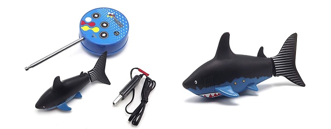 best remote control boats for kids - emart mini rc boat shark