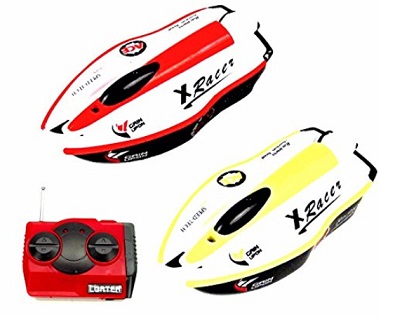 best remote controlled toy boats reviews for kids - paradise treasures rc racing boat battle set