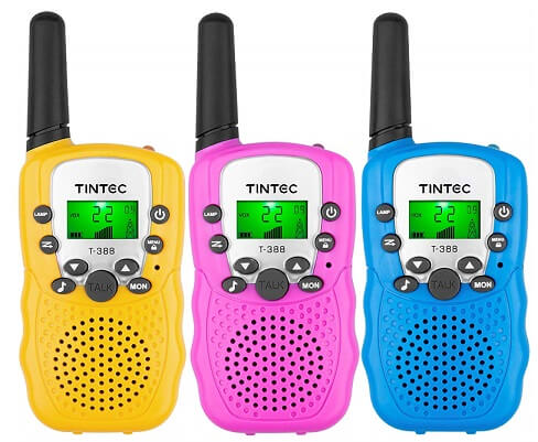 best walkie talkie for kids Tintec 3-Pack Walkie Talkies