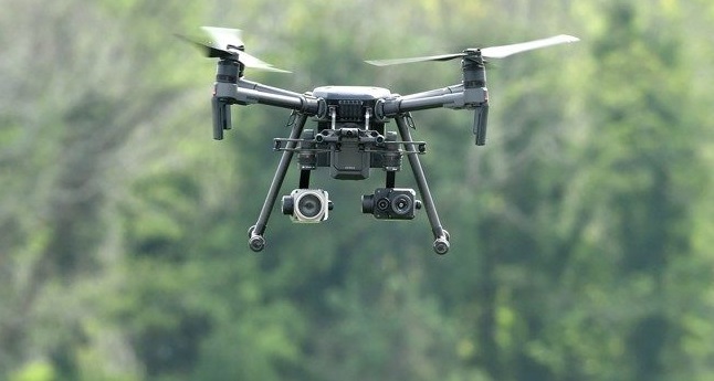 drone with ai technology to find people police