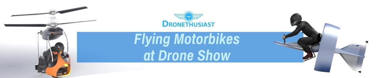 flying motorbikes take flight drone show dronethusiast